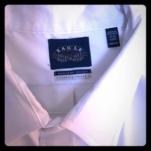 Men’s dress shirt size 17 1/2 neck 32/33 L white